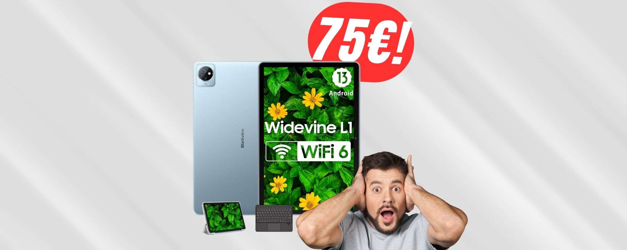 Tablet Android (con 64GB+6GB) a soli 74€?! Sì, grazie a questo COUPON! Tablet Android (con 64GB+6GB) a soli 74€?! Sì, grazie a questo COUPON!