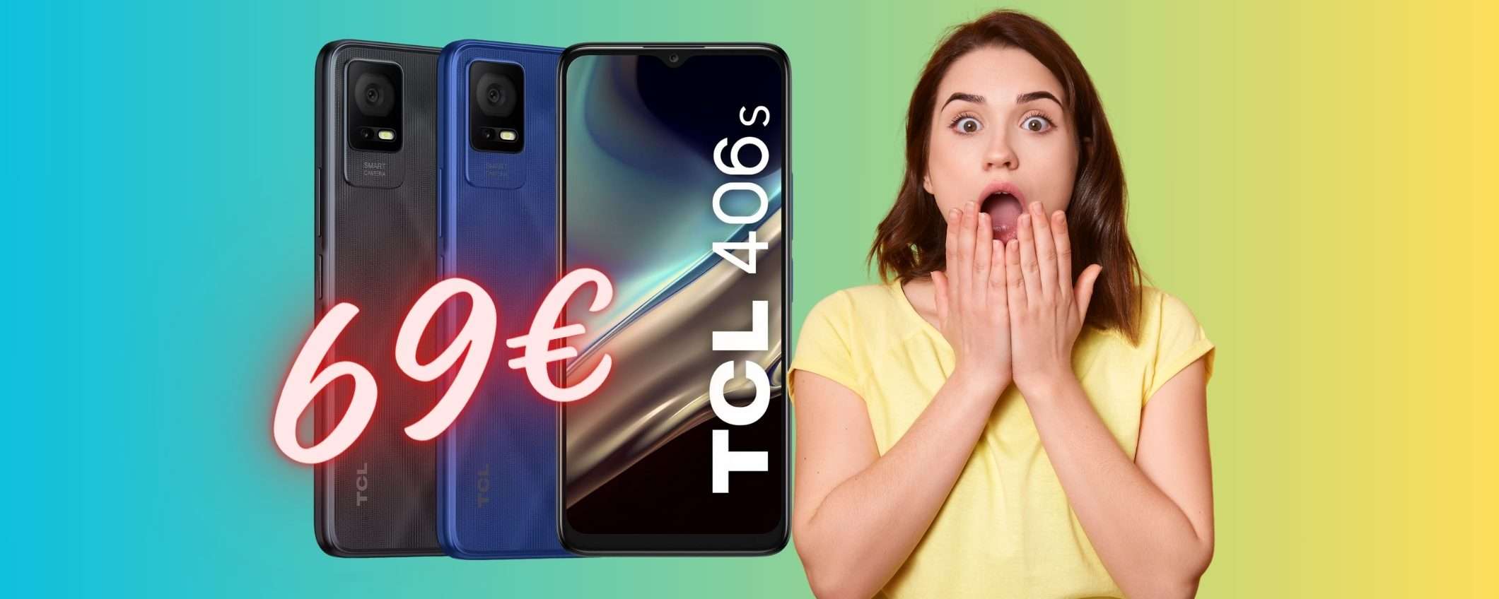 TCL 406S: lo smartphone SUPER ECONOMICO che non delude, tuo a 69€ TCL 406S: lo smartphone SUPER ECONOMICO che non delude, tuo a 69€
