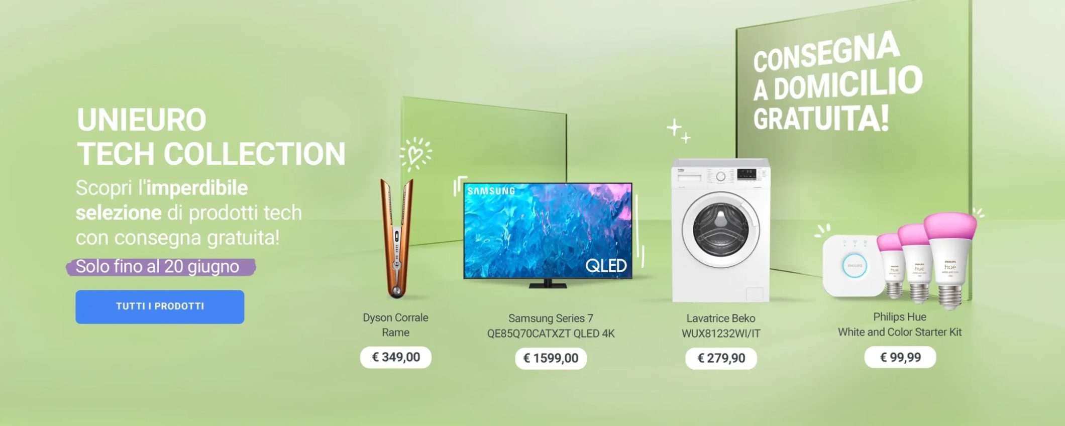 Unieuro Tech Collection: le migliori offerte con sconti fino al 60% Unieuro Tech Collection: le migliori offerte con sconti fino al 60%