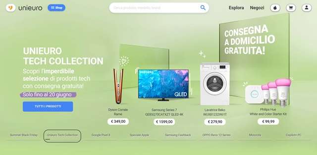 unieuro tech collection promozione