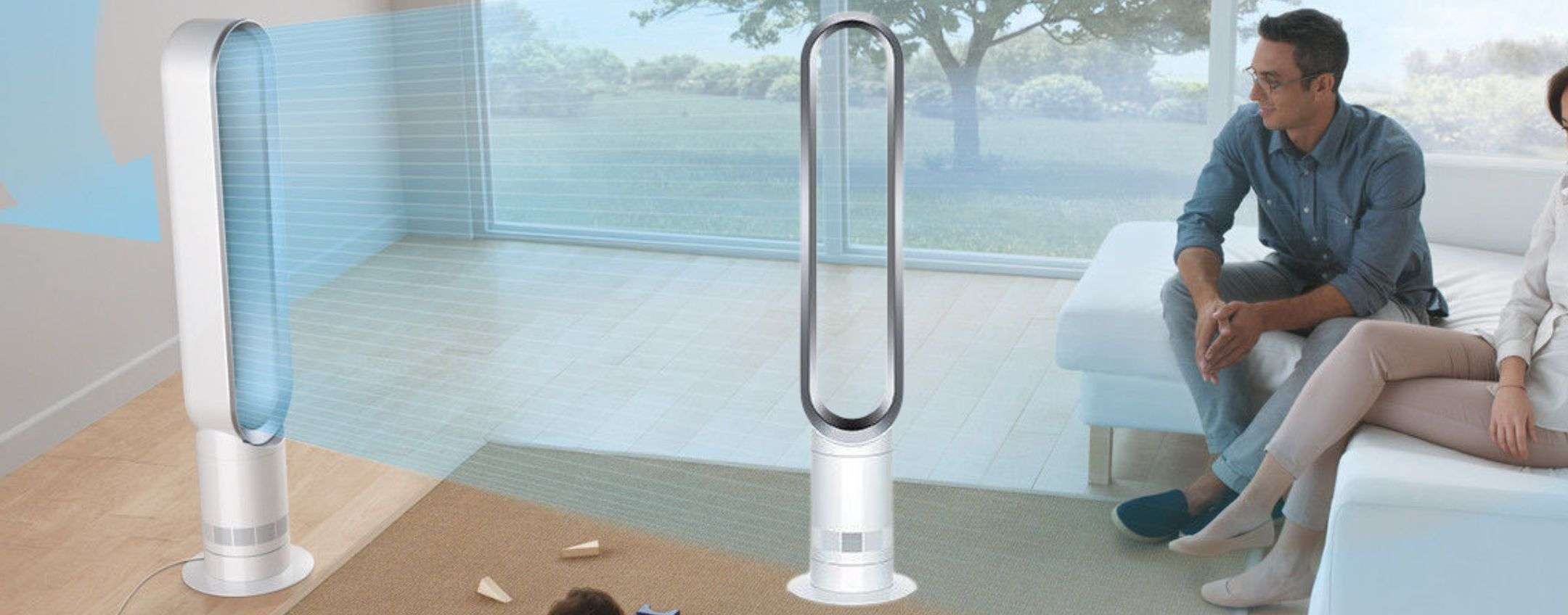 ventilatore senza pale come funziona