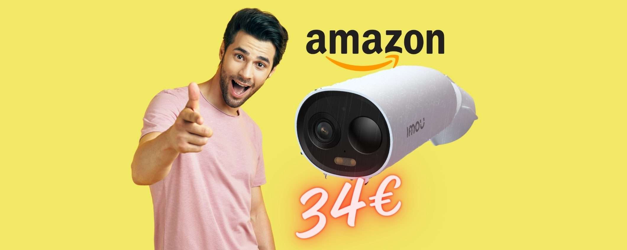 Videocamera di sorveglianza senza fili con visione notturna a SOLI 34€ Videocamera di sorveglianza senza fili con visione notturna a SOLI 34€