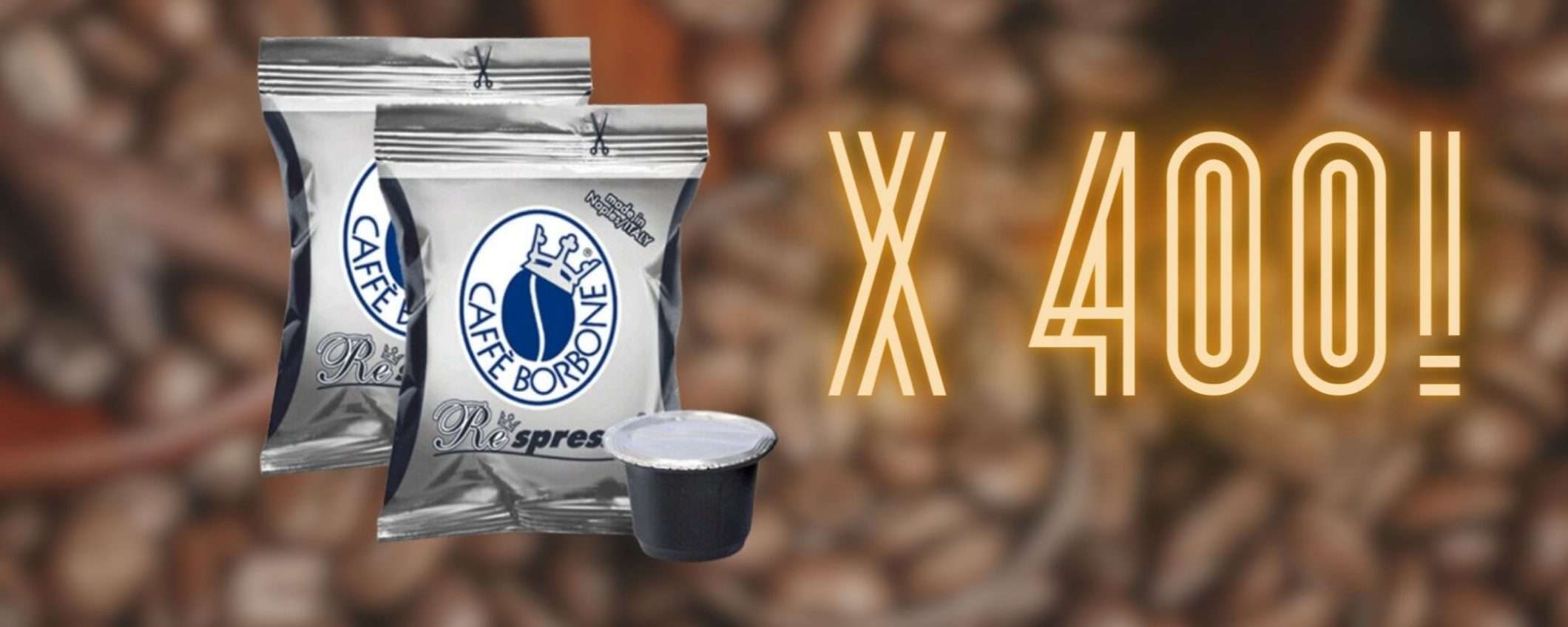 Caffè Borbone Miscela Nera: 400 capsule per Nespresso a un prezzo WOW Caffè Borbone Miscela Nera: 400 capsule per Nespresso a un prezzo WOW