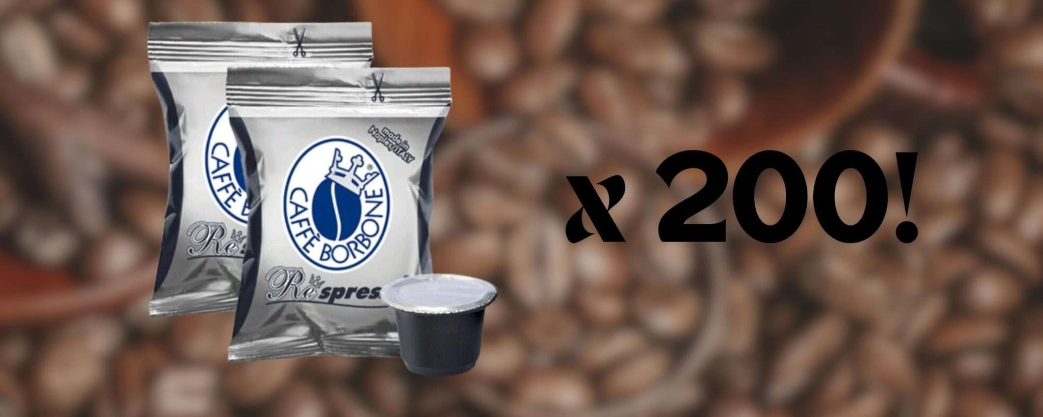 Caffè Borbone Respresso Miscela Nera: 200 capsule a soli 36€ su eBay Caffè Borbone Respresso Miscela Nera: 200 capsule a soli 36€ su eBay