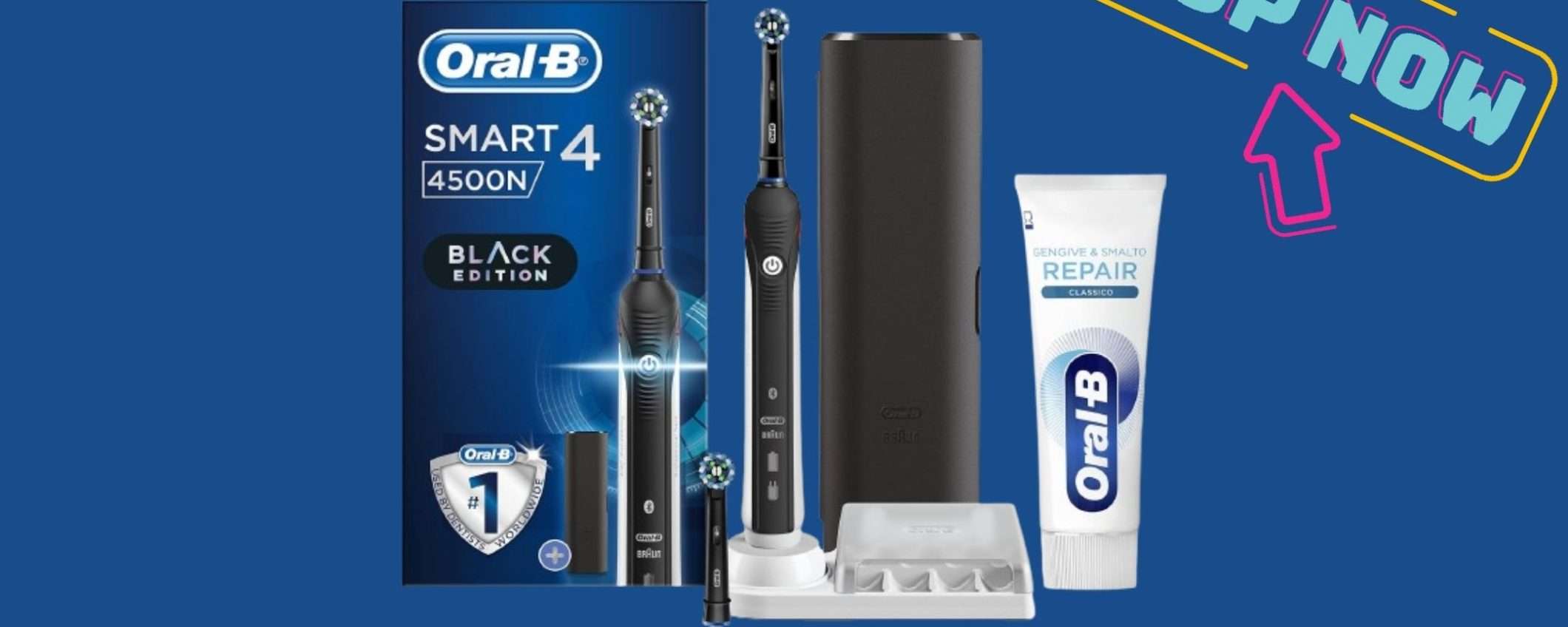 Spazzolino elettrico Oral-B Smart 4: su Amazon il prezzo scende a soli 49,99€ Spazzolino elettrico Oral-B Smart 4: su Amazon il prezzo scende a soli 49,99€