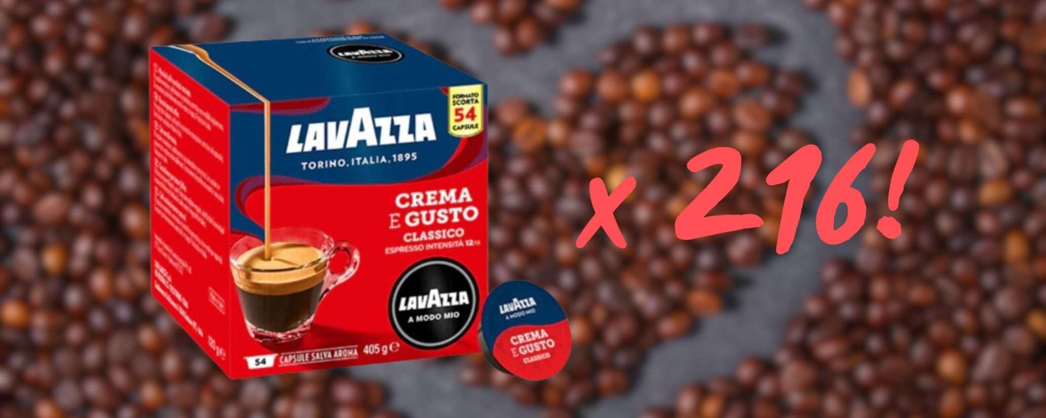 216 capsule Lavazza Crema e Gusto a un prezzo ASSURDO su eBay 216 capsule Lavazza Crema e Gusto a un prezzo ASSURDO su eBay