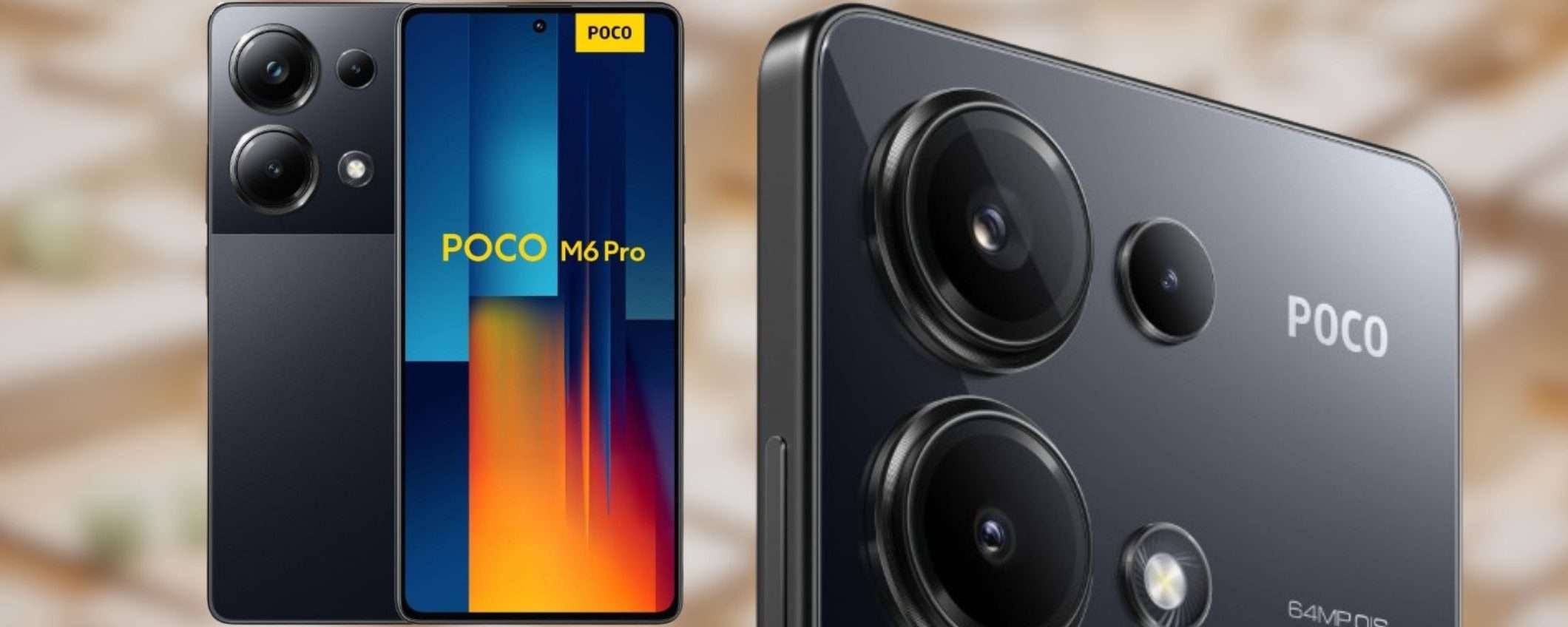 Xiaomi POCO M6 Pro a 164€ è un REGALO: display 120Hz, 256GB e tanta POTENZA Xiaomi POCO M6 Pro a 164€ è un REGALO: display 120Hz, 256GB e tanta POTENZA