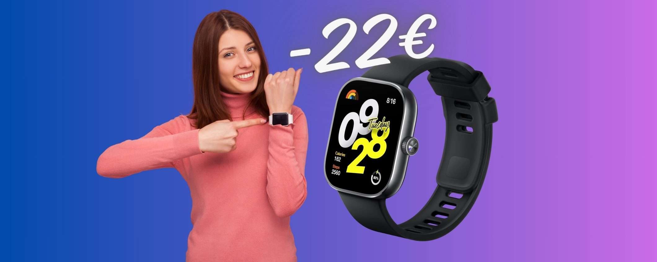 Xiaomi Redmi Watch 4 in SUPER SCONTO di 22€ su eBay, WOW Xiaomi Redmi Watch 4 in SUPER SCONTO di 22€ su eBay, WOW