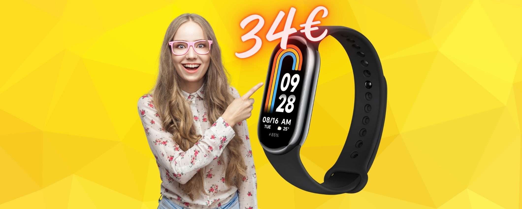 Xiaomi Smart Band 8: oltre 150 profili sport e 200 quadranti (solo 34€) Xiaomi Smart Band 8: oltre 150 profili sport e 200 quadranti (solo 34€)