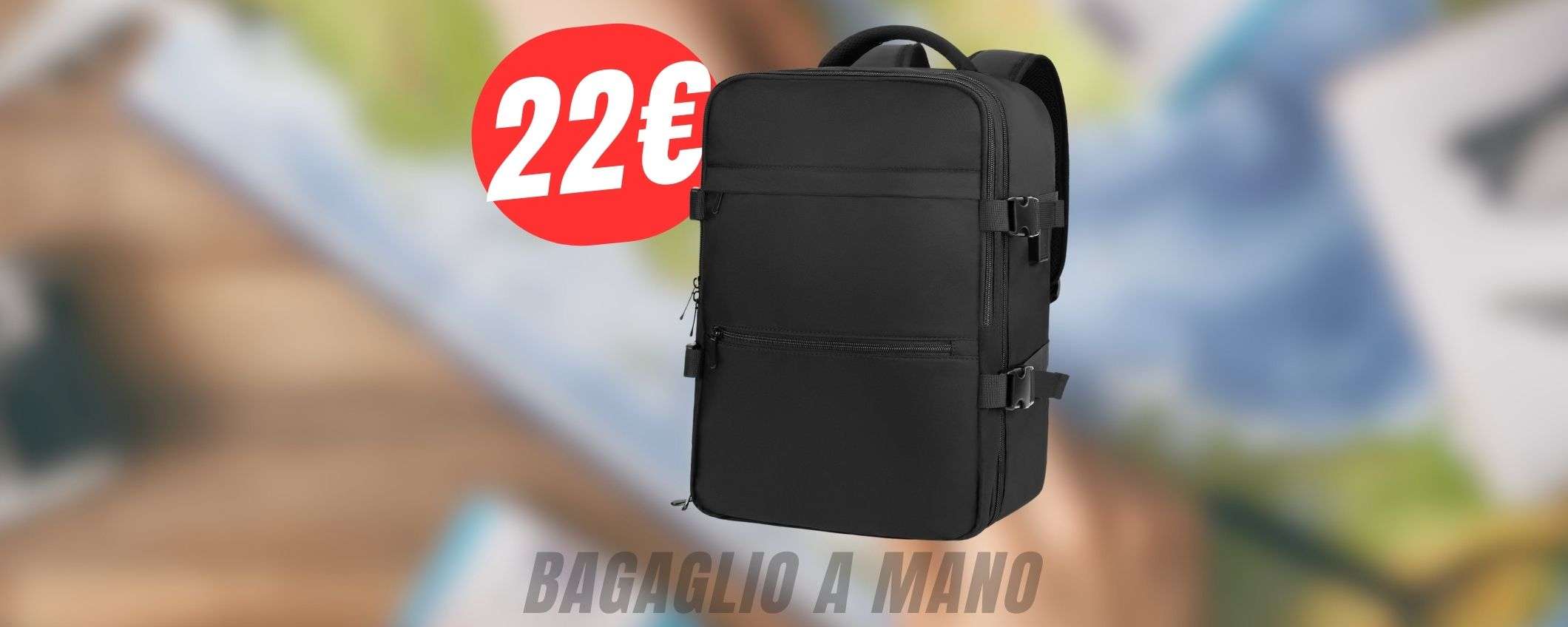 Lo ZAINO (impermeabile) ideale come bagaglio a mano Ryanair costa solo 22€! Lo ZAINO (impermeabile) ideale come bagaglio a mano Ryanair costa solo 22€!