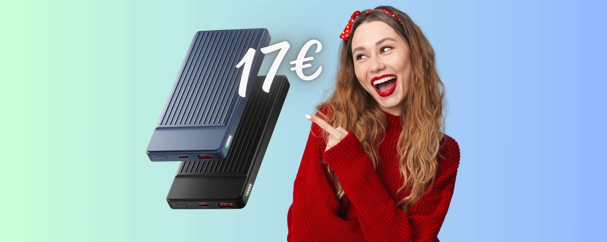 2 Power Bank da 10000 mAh (quasi) al PREZZO di 1 con il COUPON Amazon 2 Power Bank da 10000 mAh (quasi) al PREZZO di 1 con il COUPON Amazon