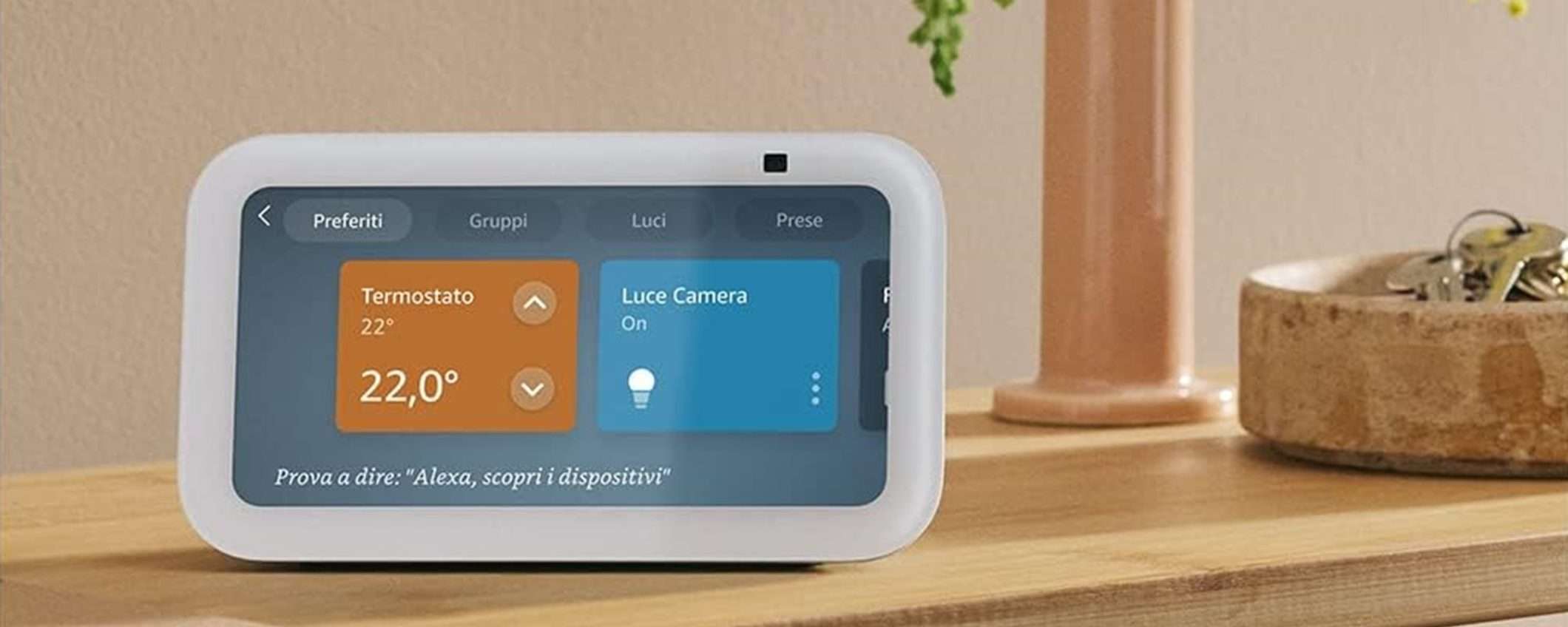Echo Show 5 (3ª generazione): il Prime Day fa crollare il prezzo a soli 59€ Echo Show 5 (3ª generazione): il Prime Day fa crollare il prezzo a soli 59€