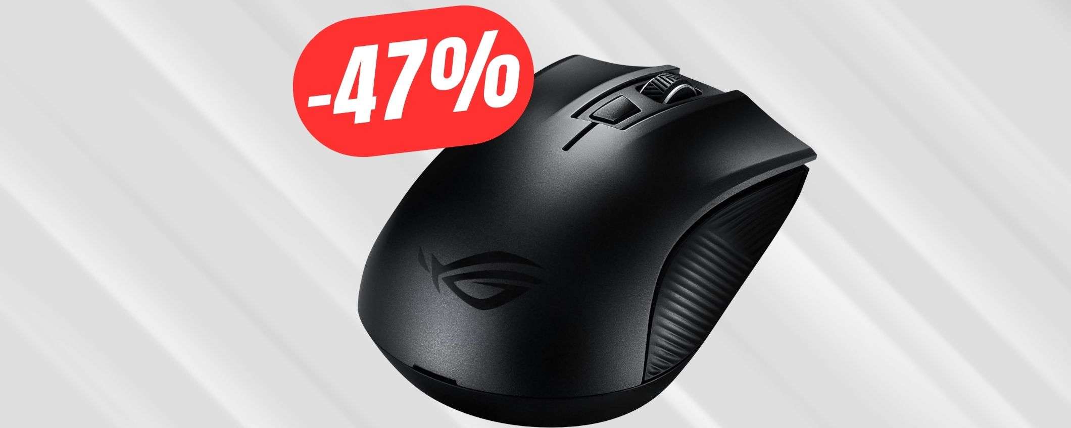 MINIMO STORICO per questo mouse wireless ASUS ROG (-47%) MINIMO STORICO per questo mouse wireless ASUS ROG (-47%)