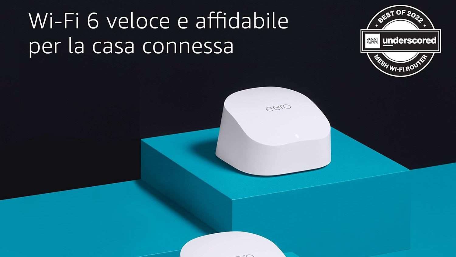 Sistema mesh Eero 6 in offerta con il 41% di sconto: internet velocissimo in tutta la casa Sistema mesh Eero 6 in offerta con il 41% di sconto: internet velocissimo in tutta la casa