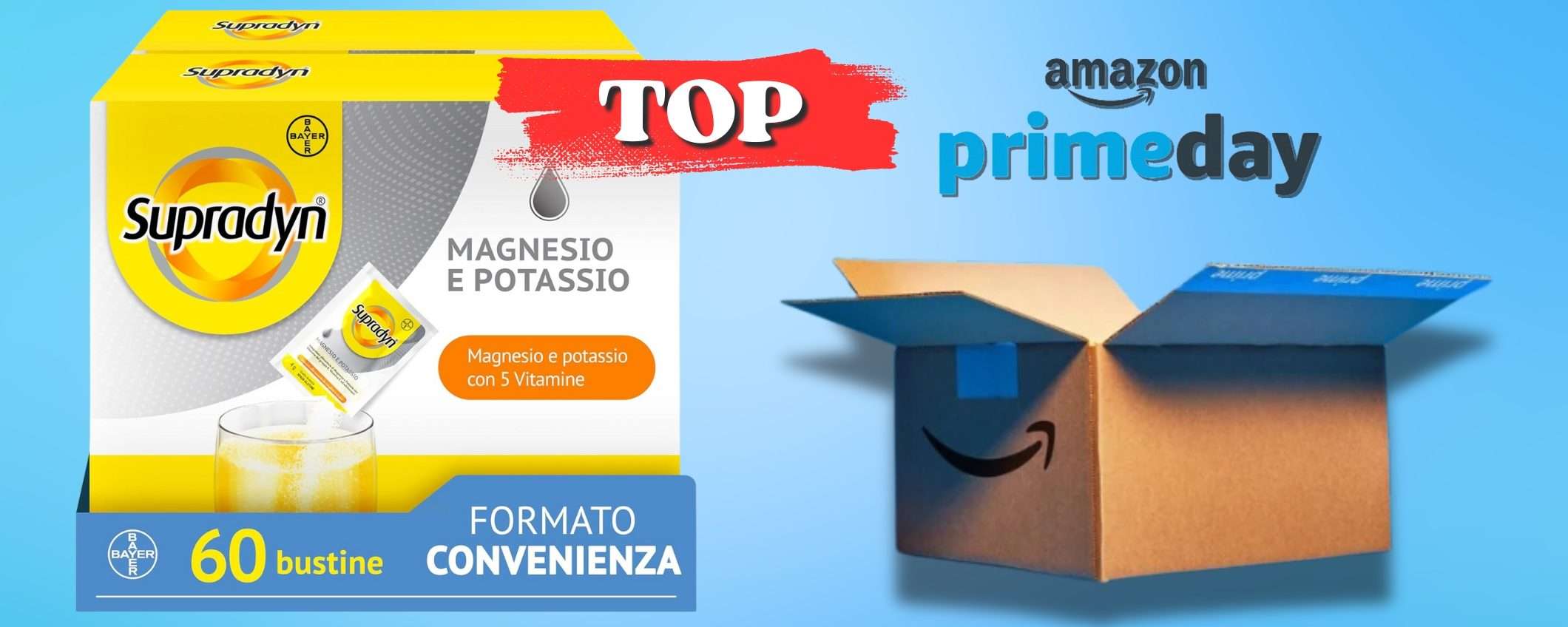 Il pieno di ENERGIA con Supradyn, 60 bustine in offerta su Amazon Il pieno di ENERGIA con Supradyn, 60 bustine in offerta su Amazon