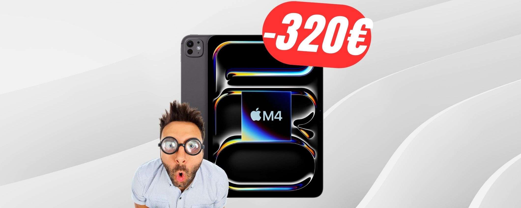 Prezzo più basso di sempre per Apple iPad Pro (M4): risparmi -320€! Prezzo più basso di sempre per Apple iPad Pro (M4): risparmi -320€!