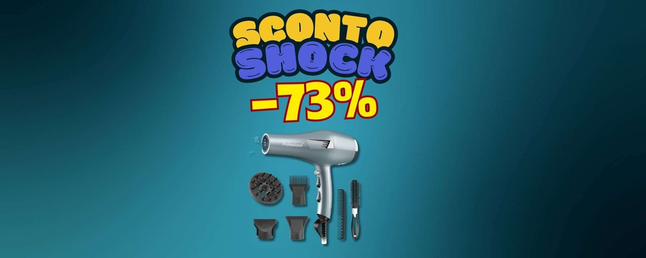 Fantastico asciugacapelli in sconto del 73% su Amazon! Fantastico asciugacapelli in sconto del 73% su Amazon!