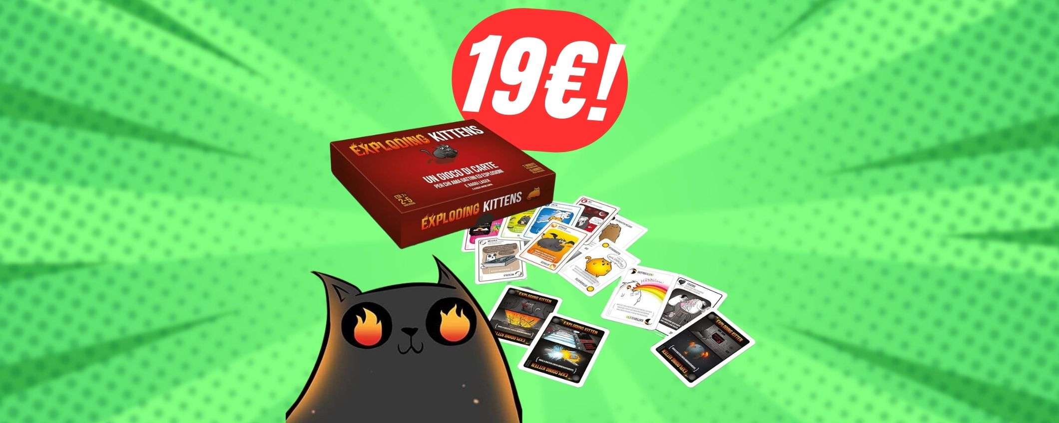 Questo gioco da tavolo con GATTI ESPLOSIVI crolla a 19€! Questo gioco da tavolo con GATTI ESPLOSIVI crolla a 19€!