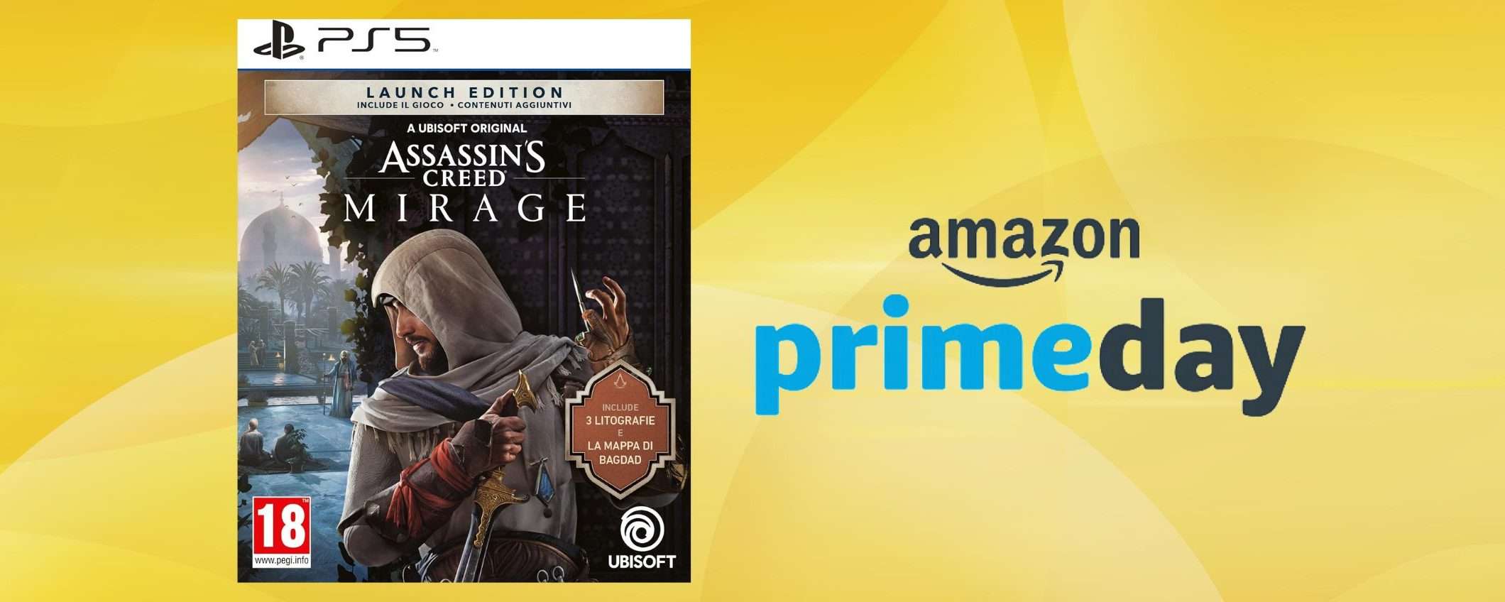 Assassin's Creed Mirage: SCONTISSIMO per i Prime Day Amazon (-39%) Assassin's Creed Mirage: SCONTISSIMO per i Prime Day Amazon (-39%)