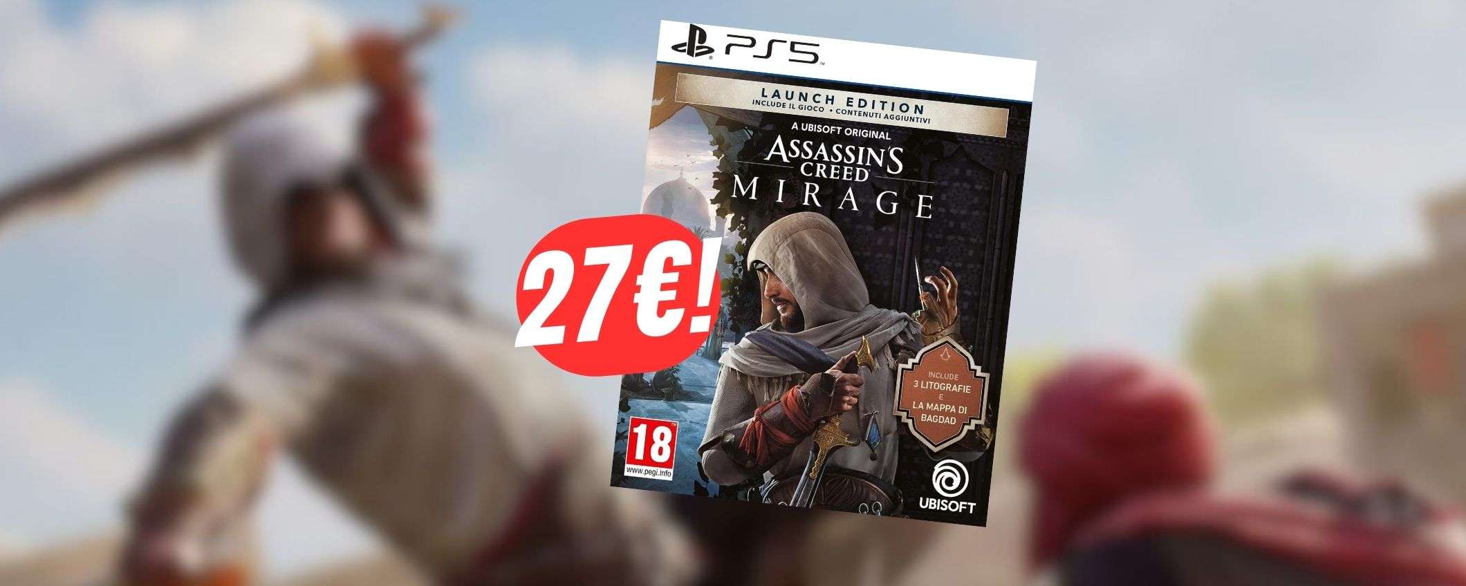 Assassin's Creed Mirage ancora al prezzo PRIME DAY su Amazon! Assassin's Creed Mirage ancora al prezzo PRIME DAY su Amazon!