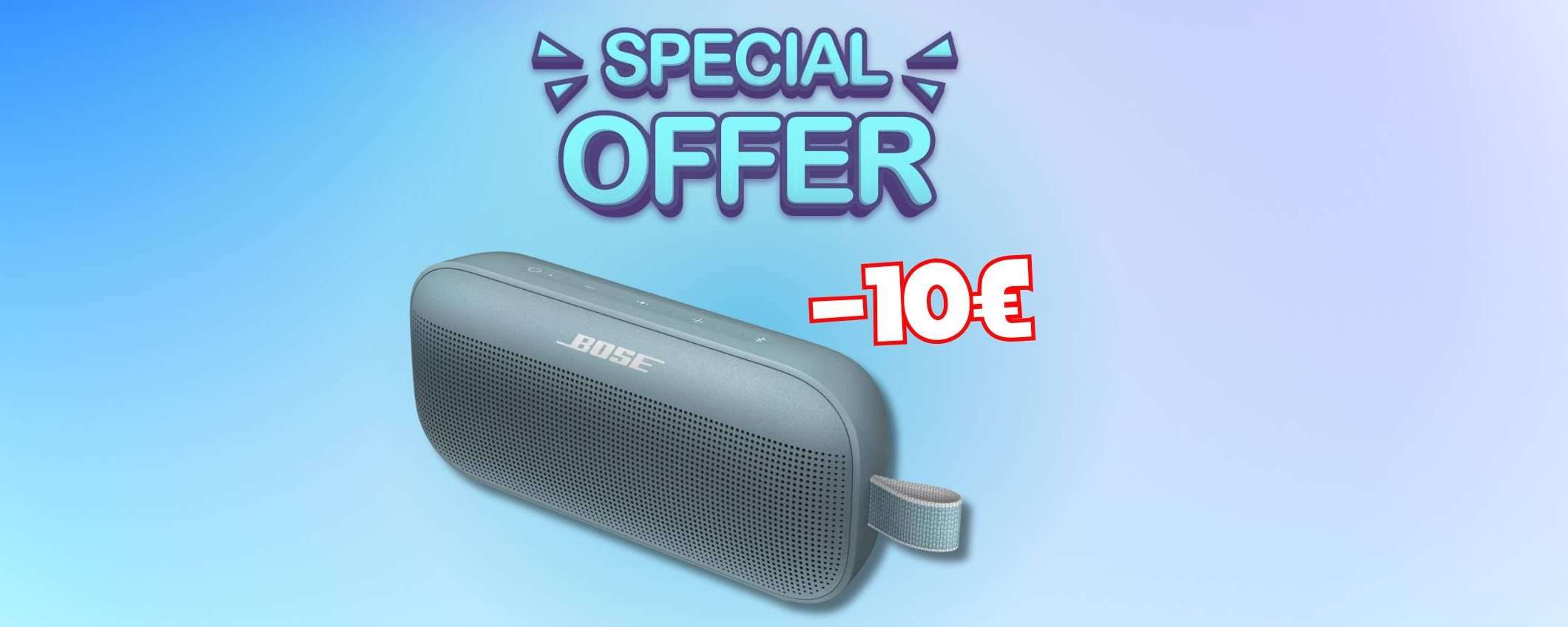 Bose SoundLink Flex: moderno, potente e scontato di ben 10€ Bose SoundLink Flex: moderno, potente e scontato di ben 10€