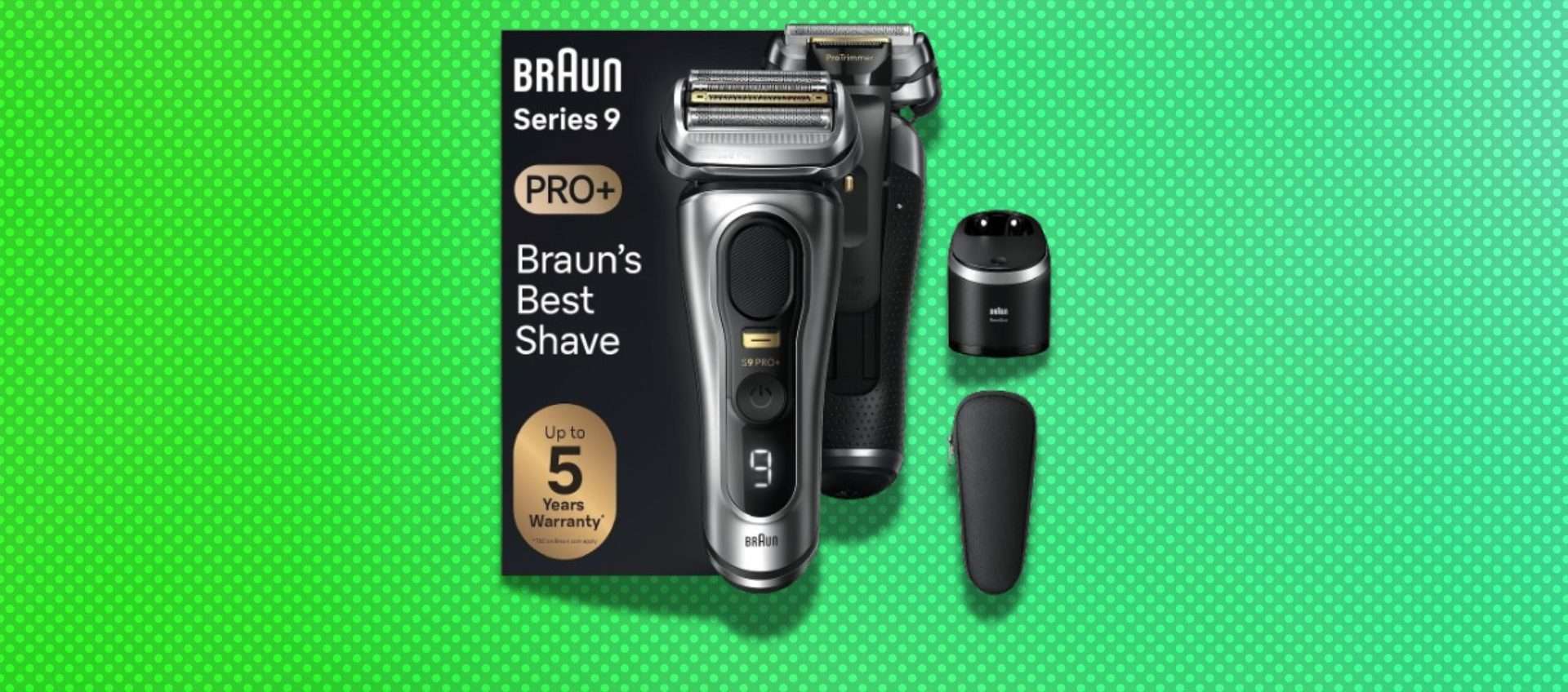 Braun Serie 9 PRO+, da 430 a soli 249 euro: il rasoio elettrico da acquistare SUBITO Braun Serie 9 PRO+, da 430 a soli 249 euro: il rasoio elettrico da acquistare SUBITO
