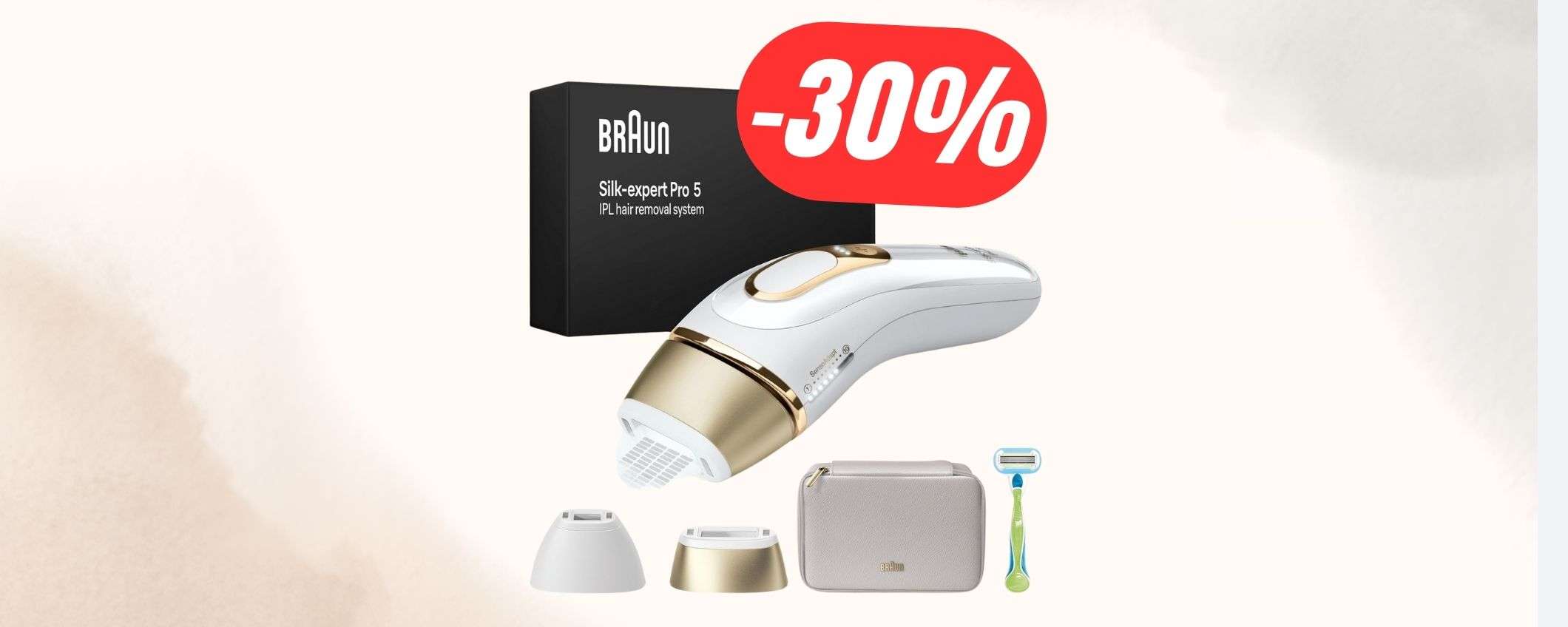 Dì addio ai peli grazie all'EPILATORE IPL Braun (risparmi ben 156€!) Dì addio ai peli grazie all'EPILATORE IPL Braun (risparmi ben 156€!)