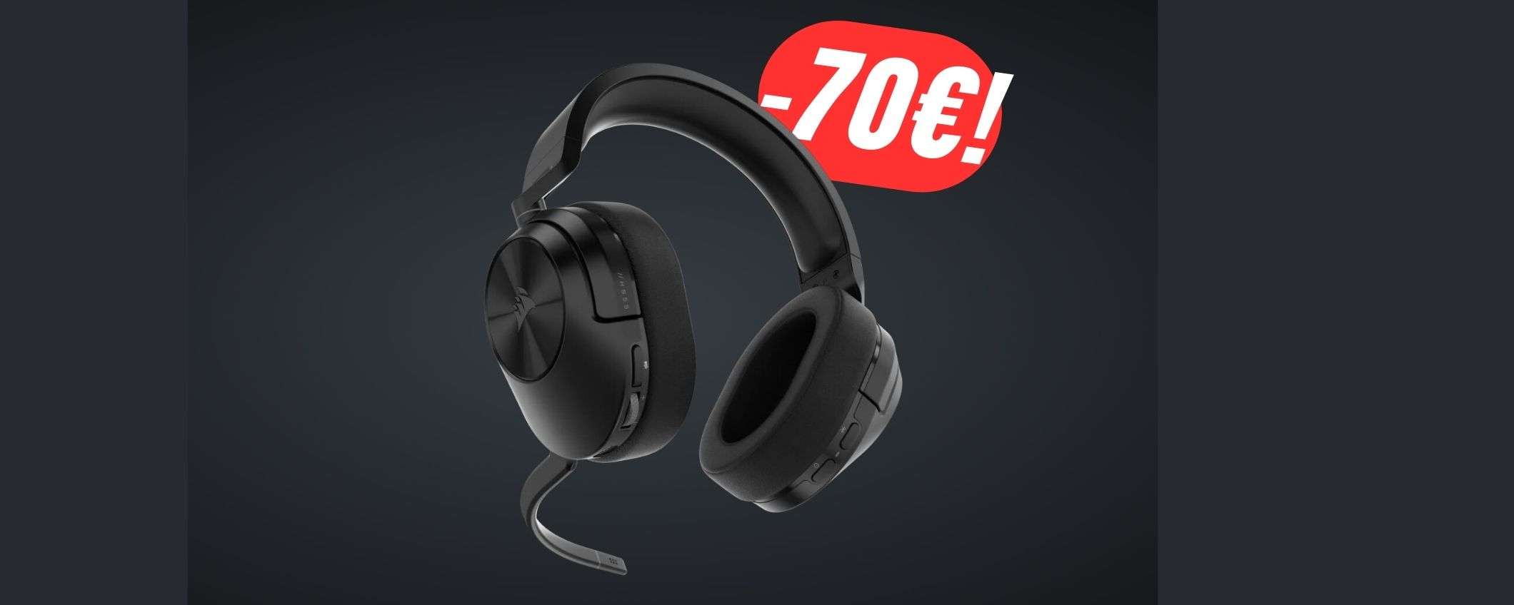 Da 109€ a soli 39€ al per amatissime CUFFIE WIRELESS di Corsair (ma sono quasi finite!) Da 109€ a soli 39€ al per amatissime CUFFIE WIRELESS di Corsair (ma sono quasi finite!)