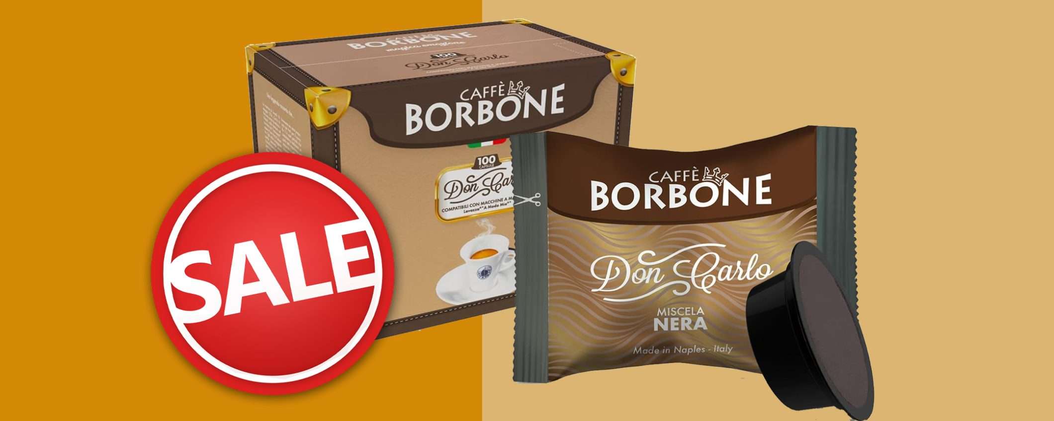 Caffè Borbone Miscela Nera (100caps): offerta WOW (0,18€/unità) Caffè Borbone Miscela Nera (100caps): offerta WOW (0,18€/unità)