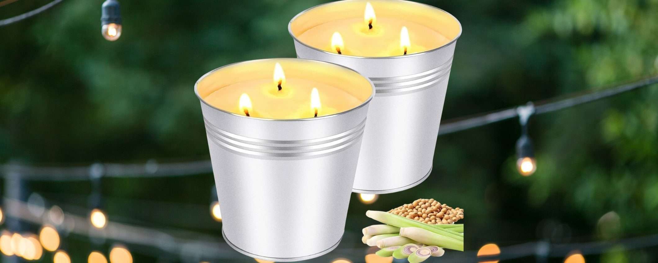 2 MAXI candele alla CITRONELLA per le tue serate estive ad un super prezzo su Amazon 2 MAXI candele alla CITRONELLA per le tue serate estive ad un super prezzo su Amazon