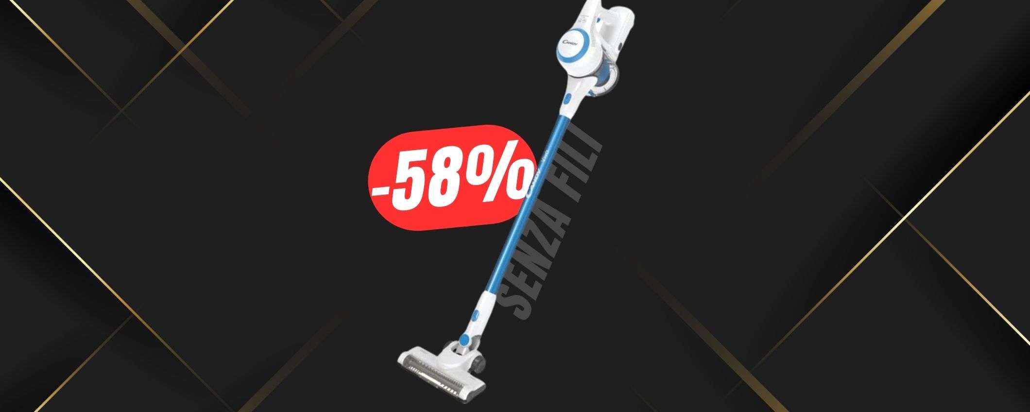 PREZZONE per l'aspirapolvere senza fili di Candy: solo 75€!