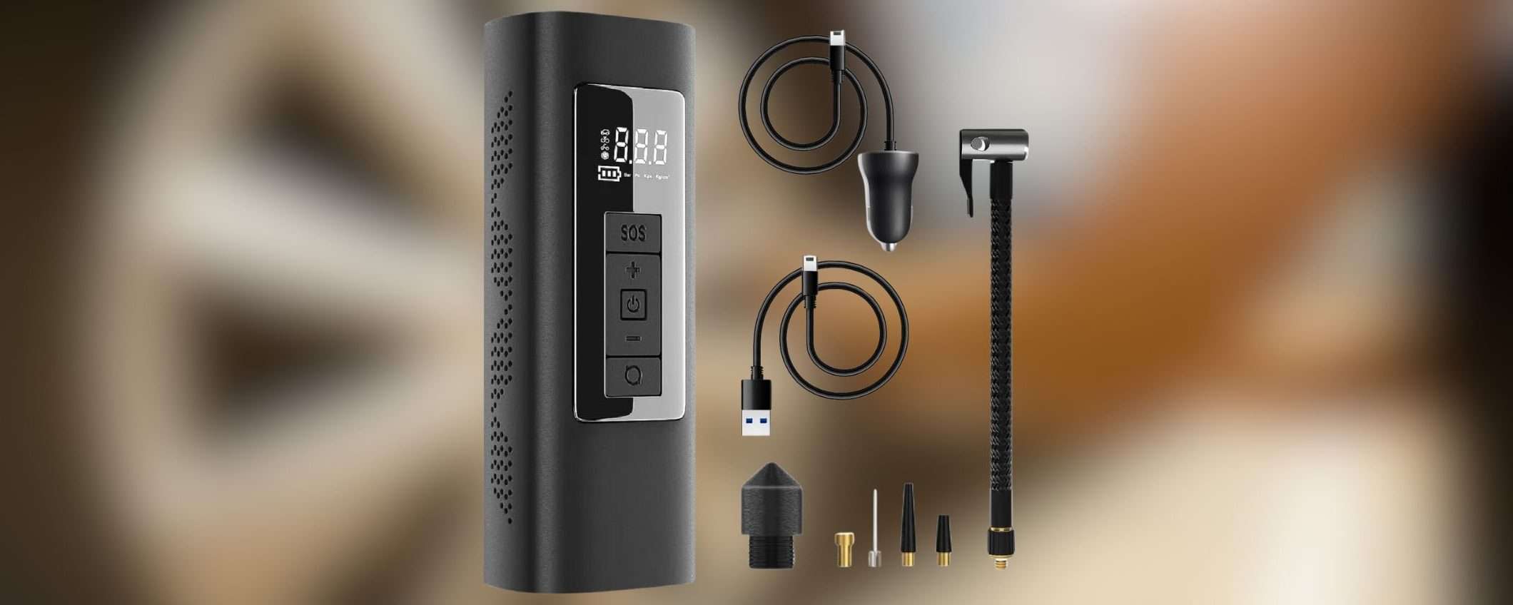 Gonfia le gomme in UN MINUTO con questo compressore portatile a meno di 20€ (-33%) Gonfia le gomme in UN MINUTO con questo compressore portatile a meno di 20€ (-33%)