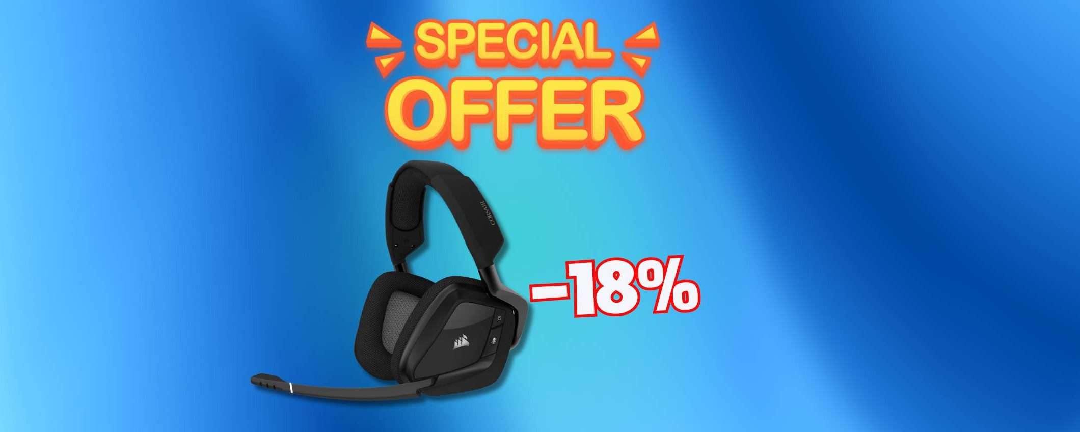 Cuffie Corsair Void RGB Elite: sconto TOP del 18%! Cuffie Corsair Void RGB Elite: sconto TOP del 18%!