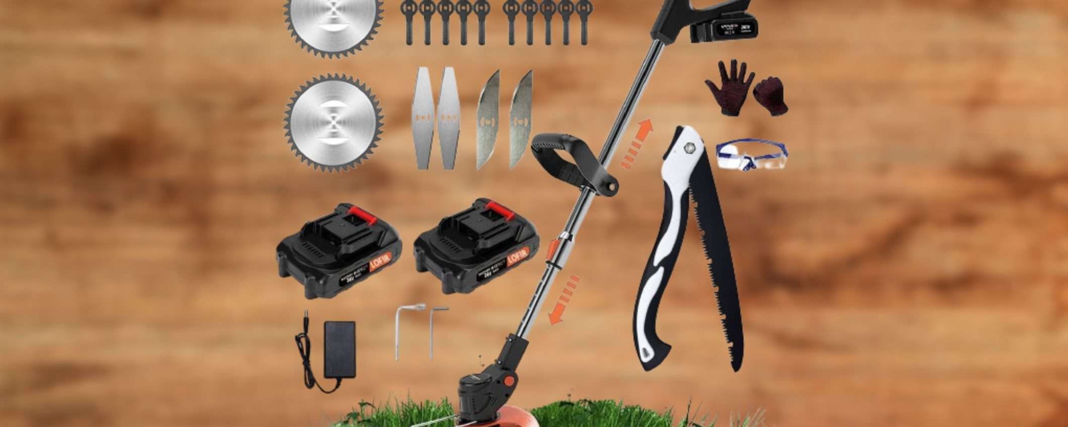 Decespugliatore a 35€ su Amazon: kit con 2 batterie e accessori, prezzo WOW Decespugliatore a 35€ su Amazon: kit con 2 batterie e accessori, prezzo WOW