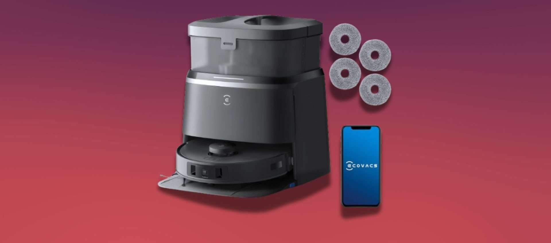 Deebot T30 Omni, super sconto di 200€: è il re dei robot aspirapolvere e lavapavimenti Deebot T30 Omni, super sconto di 200€: è il re dei robot aspirapolvere e lavapavimenti