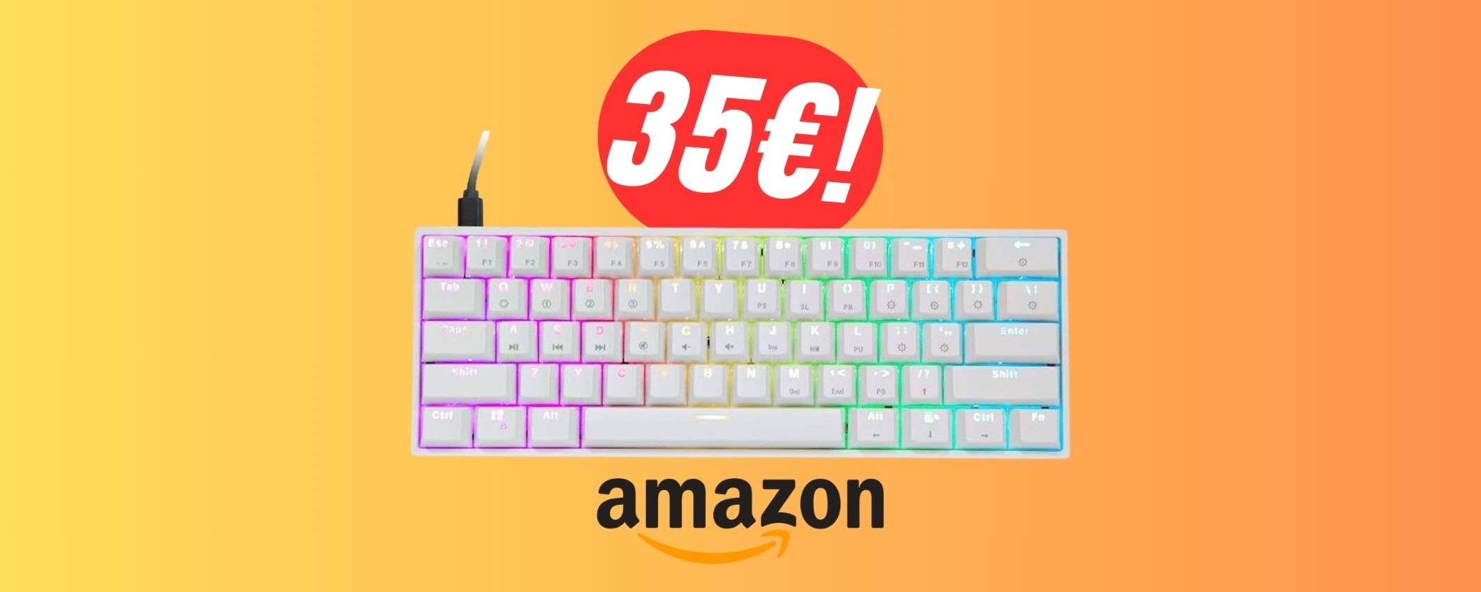 Questa TASTIER MECCANICA a 35€ ha tutto quello che puoi desiderare! Questa TASTIER MECCANICA a 35€ ha tutto quello che puoi desiderare!