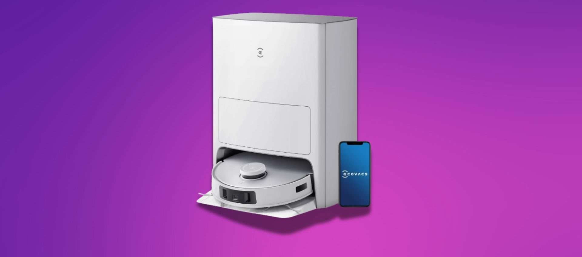 Ecovacs Deebot T20e Omni, doppio sconto mostruoso: da 1399 a soli 549 euro Ecovacs Deebot T20e Omni, doppio sconto mostruoso: da 1399 a soli 549 euro