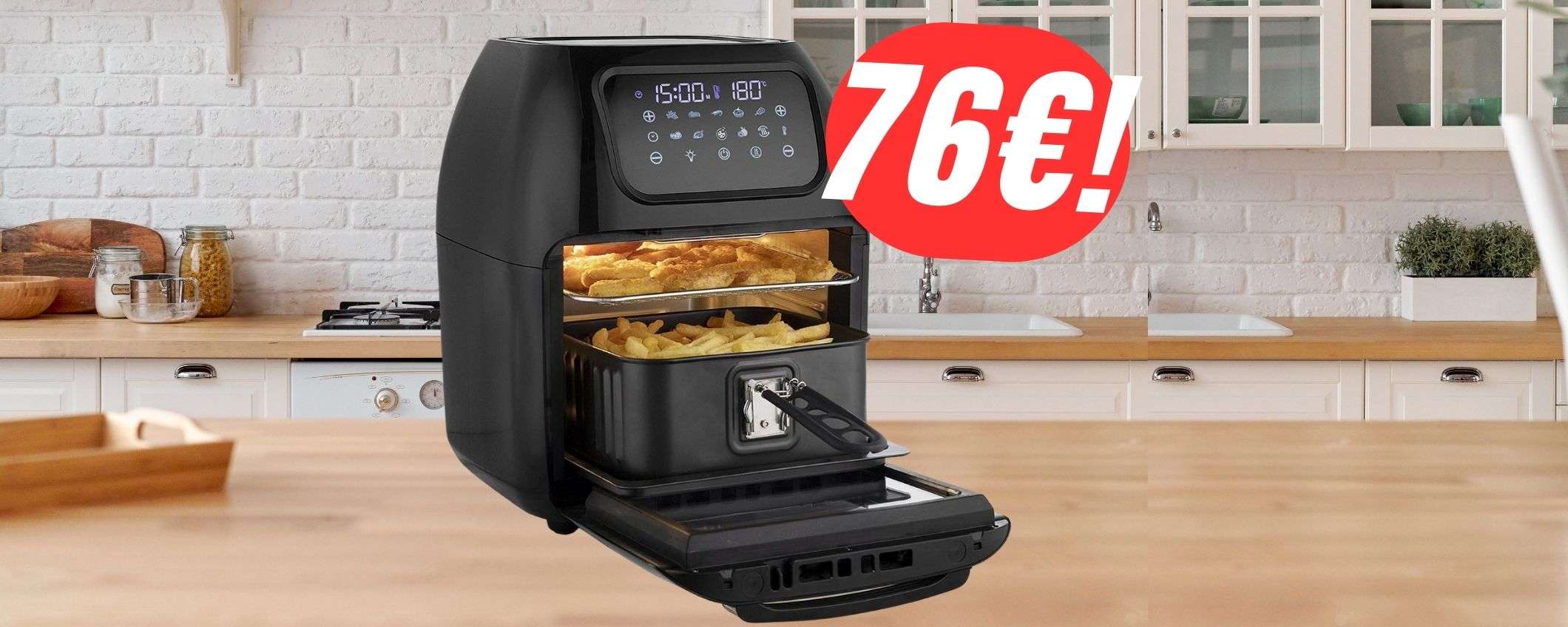 Friggitrice ad aria da 10L a soli 76€? Prezzone con COUPON su eBay! Friggitrice ad aria da 10L a soli 76€? Prezzone con COUPON su eBay!