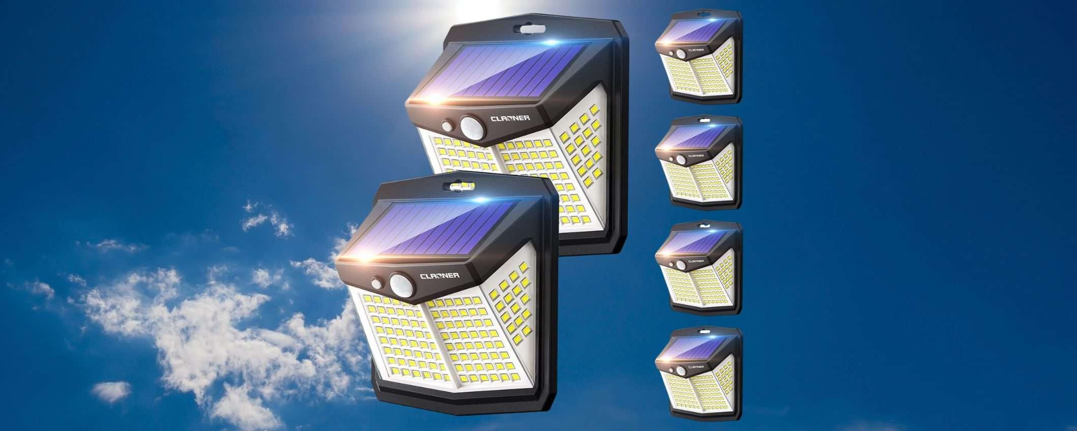 Faretti solari LED da esterno: la confezione da 6 pezzi a meno di 20 euro (-50%) Faretti solari LED da esterno: la confezione da 6 pezzi a meno di 20 euro (-50%)
