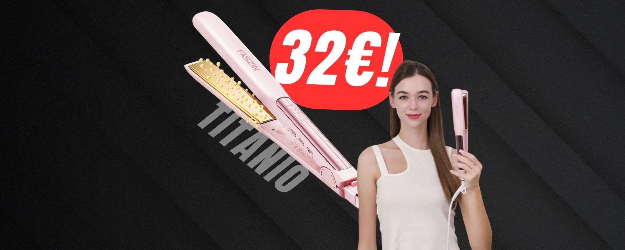 ERRORE DI PREZZO?! -107€ di sconto per la PIASTRA per capelli in TITANIO! ERRORE DI PREZZO?! -107€ di sconto per la PIASTRA per capelli in TITANIO!