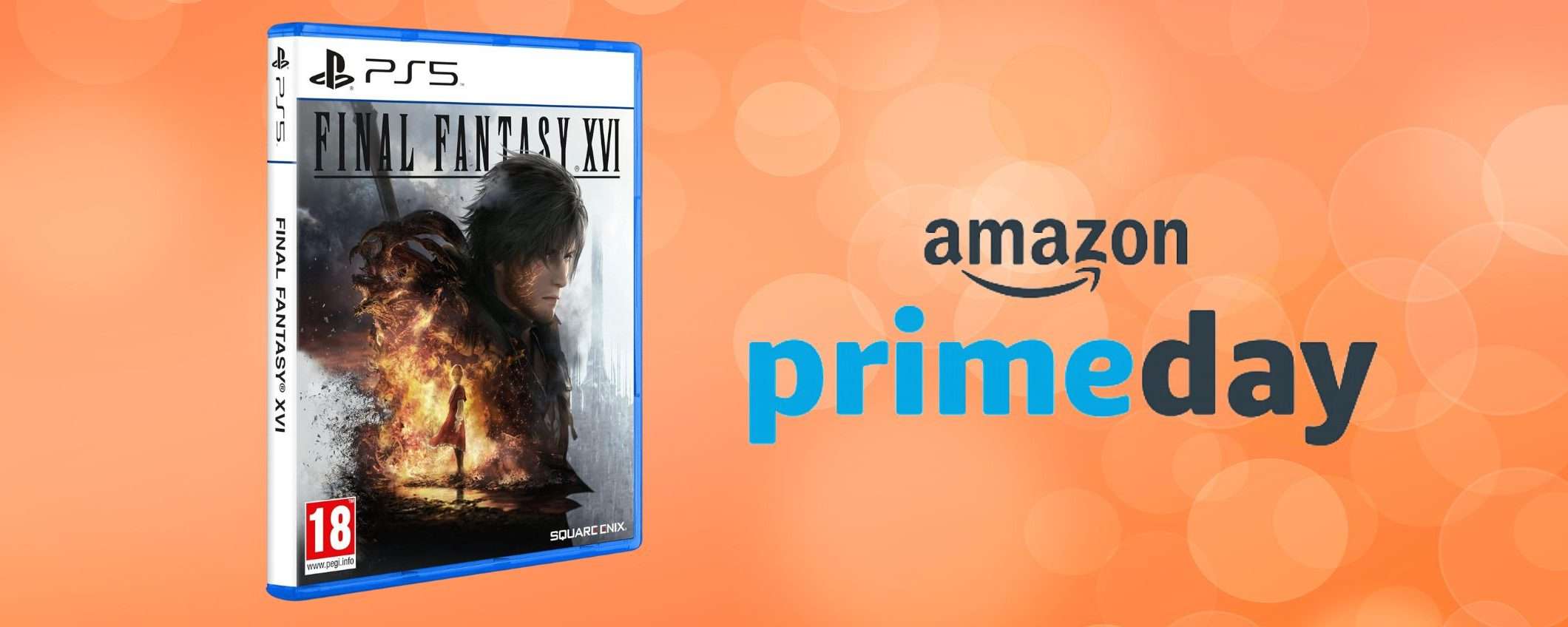 Prime Day 2024: Final Fantasy 16 PS5 in sconto SHOCK (-67%) Prime Day 2024: Final Fantasy 16 PS5 in sconto SHOCK (-67%)