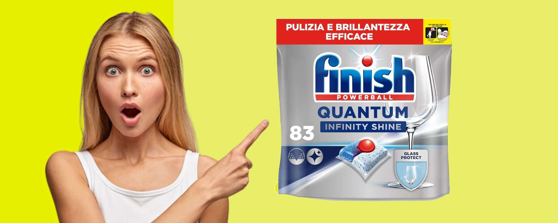 Finish Quantum Infinity Shine (83caps) in offerta TOP (0,20€/caps) Finish Quantum Infinity Shine (83caps) in offerta TOP (0,20€/caps)