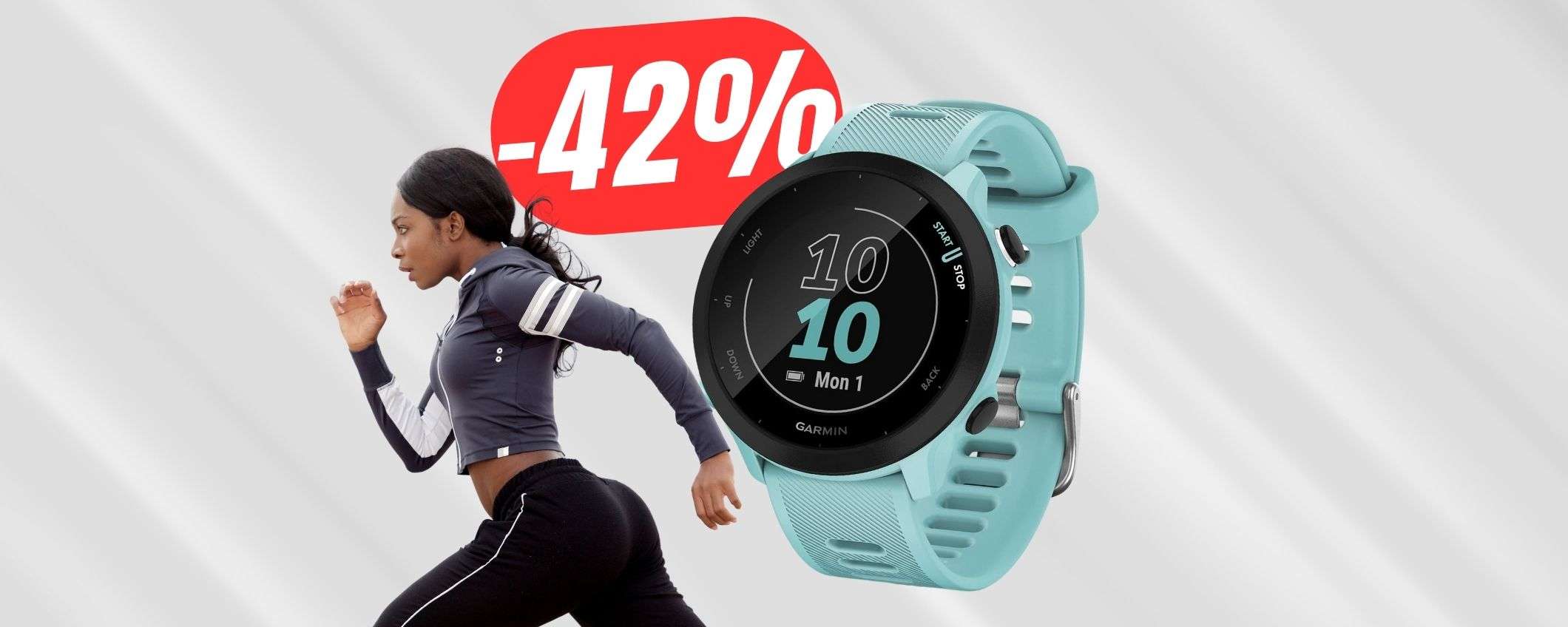Risparmia il -42% per lo SMARTWATCH perfetto per gli SPORTIVI! Risparmia il -42% per lo SMARTWATCH perfetto per gli SPORTIVI!