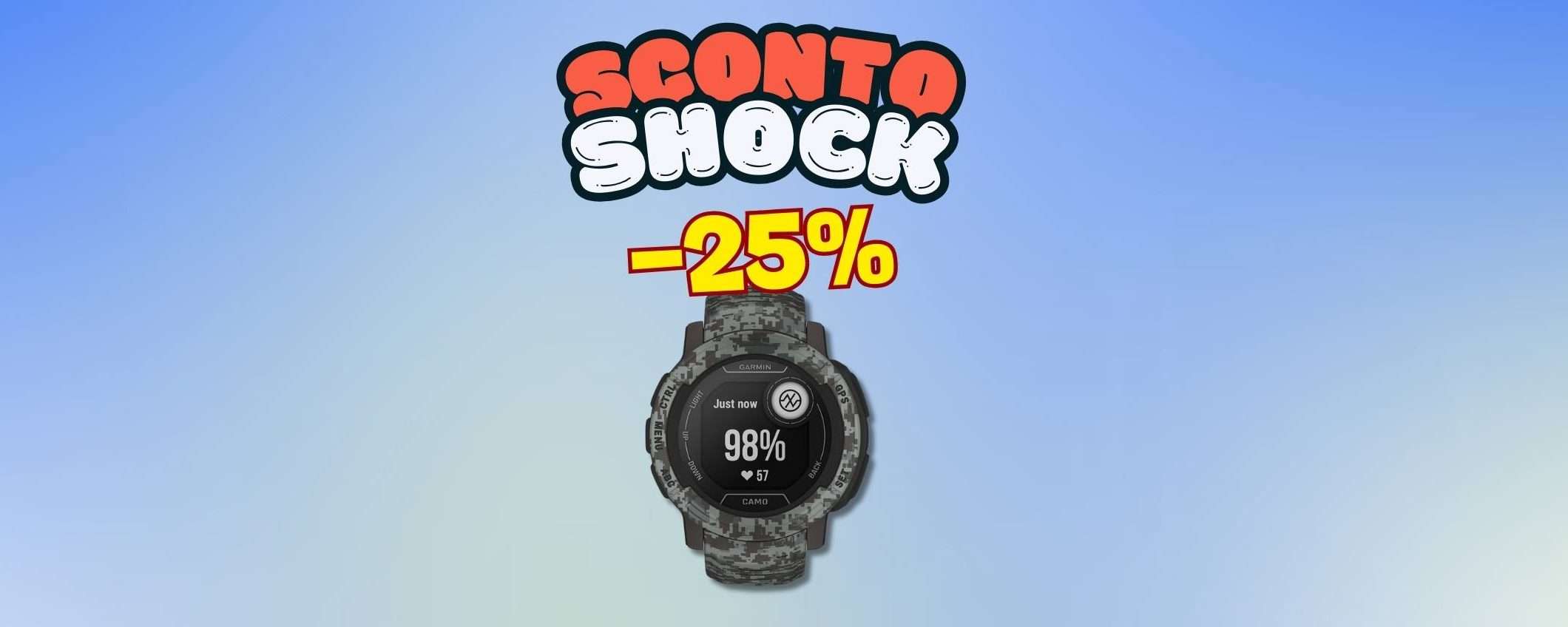 Garmin Instinct 2 a un prezzo TOP: sconto del 25% Garmin Instinct 2 a un prezzo TOP: sconto del 25%