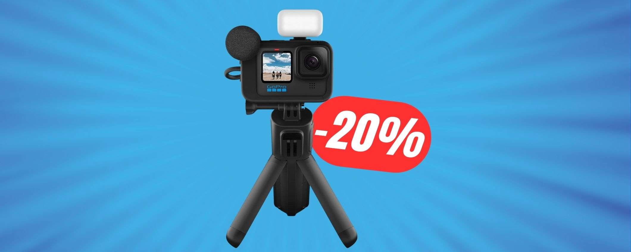 Risparmia 111€ su GoPro HERO11 con il kit per TikToker e Youtuber! Risparmia 111€ su GoPro HERO11 con il kit per TikToker e Youtuber!