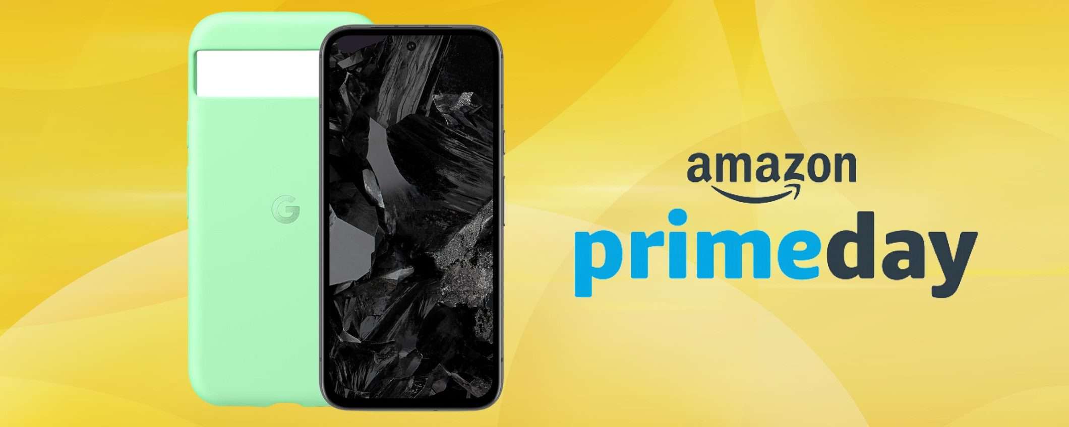 Google Pixel 8a 256GB con cover INCLUSA in offerta SPECIALE Prime Day (minimo) Google Pixel 8a 256GB con cover INCLUSA in offerta SPECIALE Prime Day (minimo)