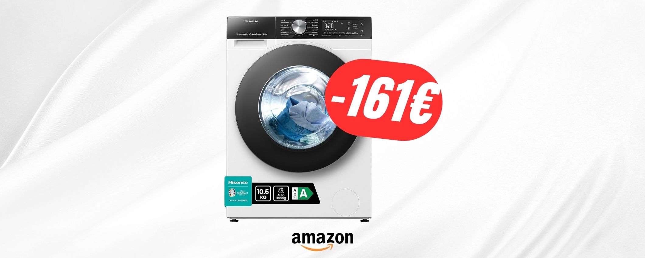 Da 649€ a 488€: la LAVATRICE Hisense a un prezzo imbattibile su Amazon! Da 649€ a 488€: la LAVATRICE Hisense a un prezzo imbattibile su Amazon!