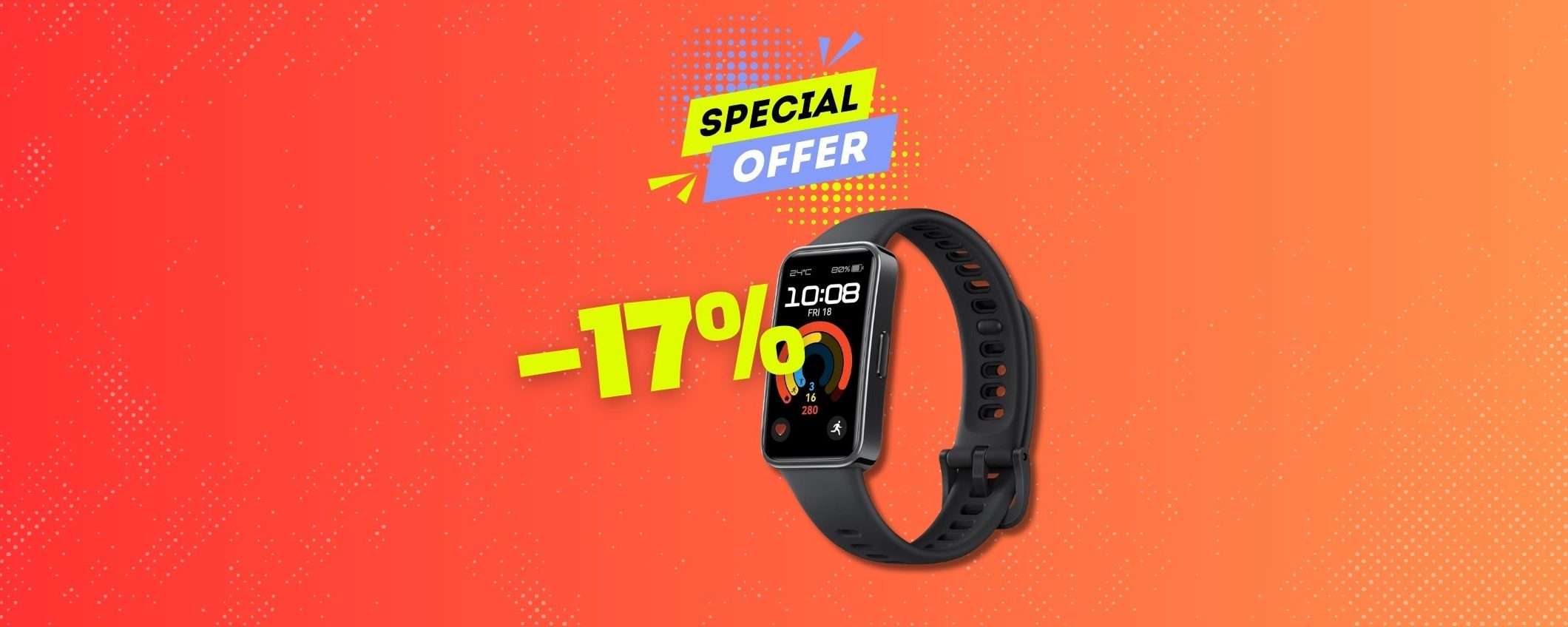 L'alleato perfetto per allenarsi: Huawei Band 9 in sconto del 17% L'alleato perfetto per allenarsi: Huawei Band 9 in sconto del 17%