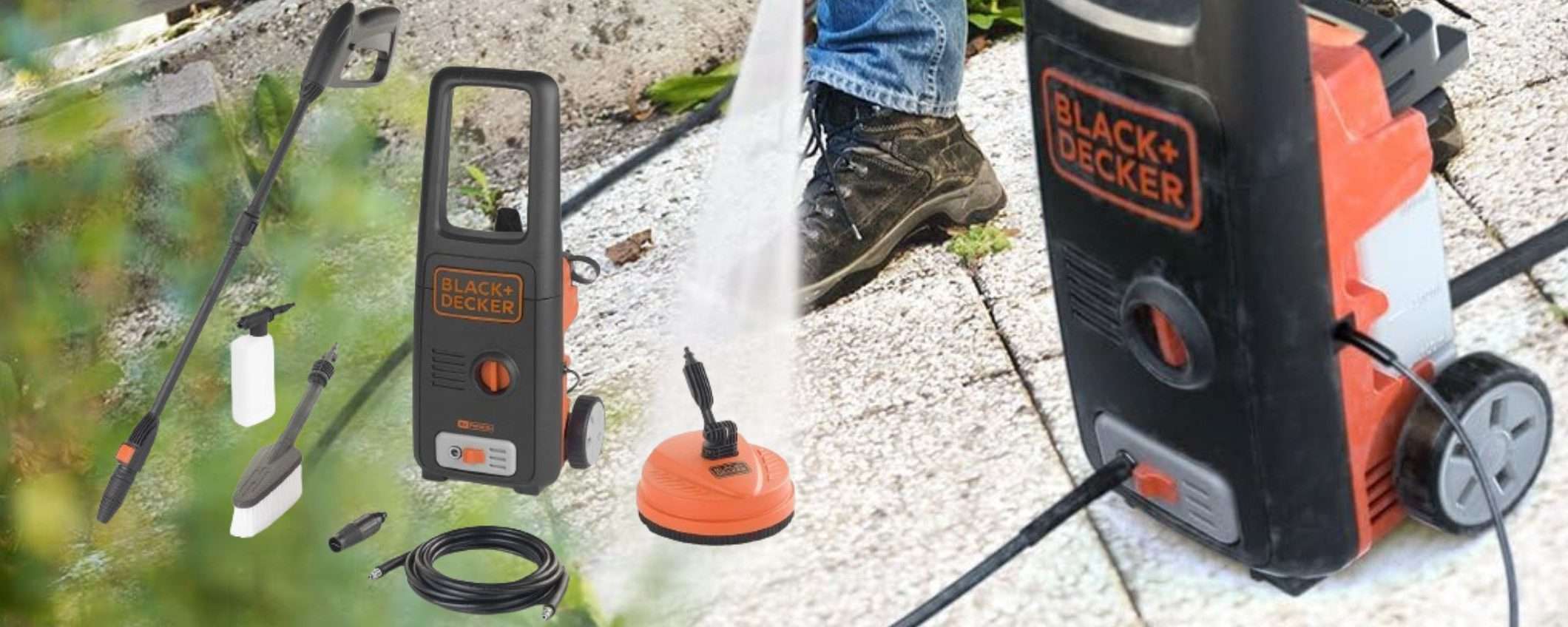 Black+Decker, è FOLLIA su Amazon: idropulitrice 110 bar con LAVAPAVIMENTI a 67€ Black+Decker, è FOLLIA su Amazon: idropulitrice 110 bar con LAVAPAVIMENTI a 67€