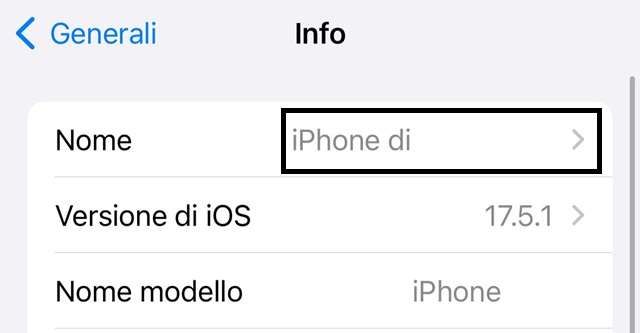 Come modificare il nome dei dispositivi Apple e AirDrop